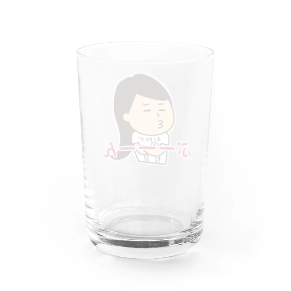 まりちゃんねるのまりちゃんねる すねるまーりー Water Glass :back