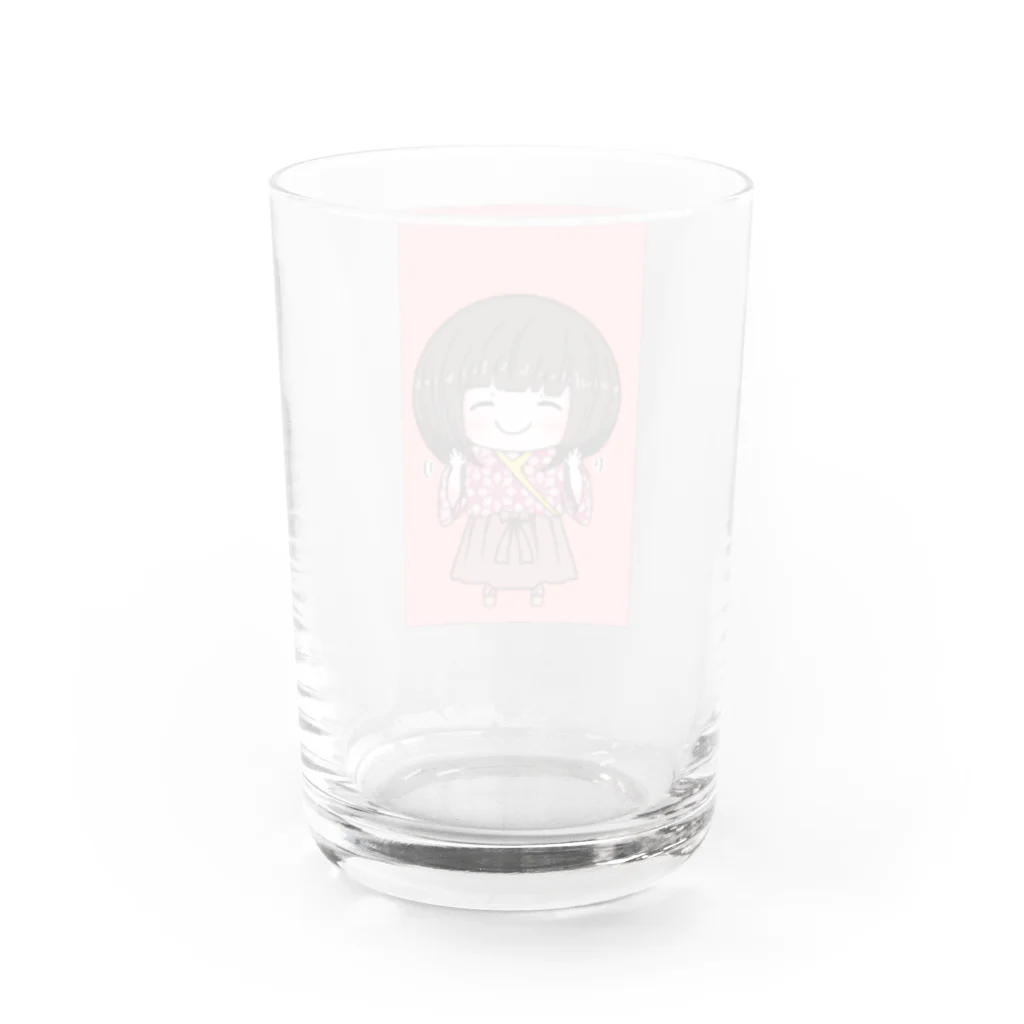 TSUYORONのどうどうなももこ🍑 Water Glass :back