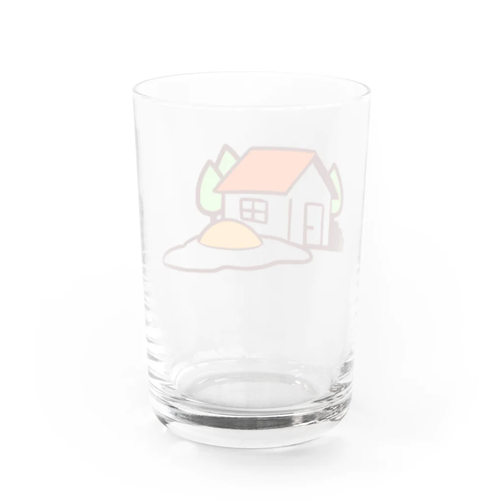 加藤カトヲのめだまやきつきの家 Water Glass :back