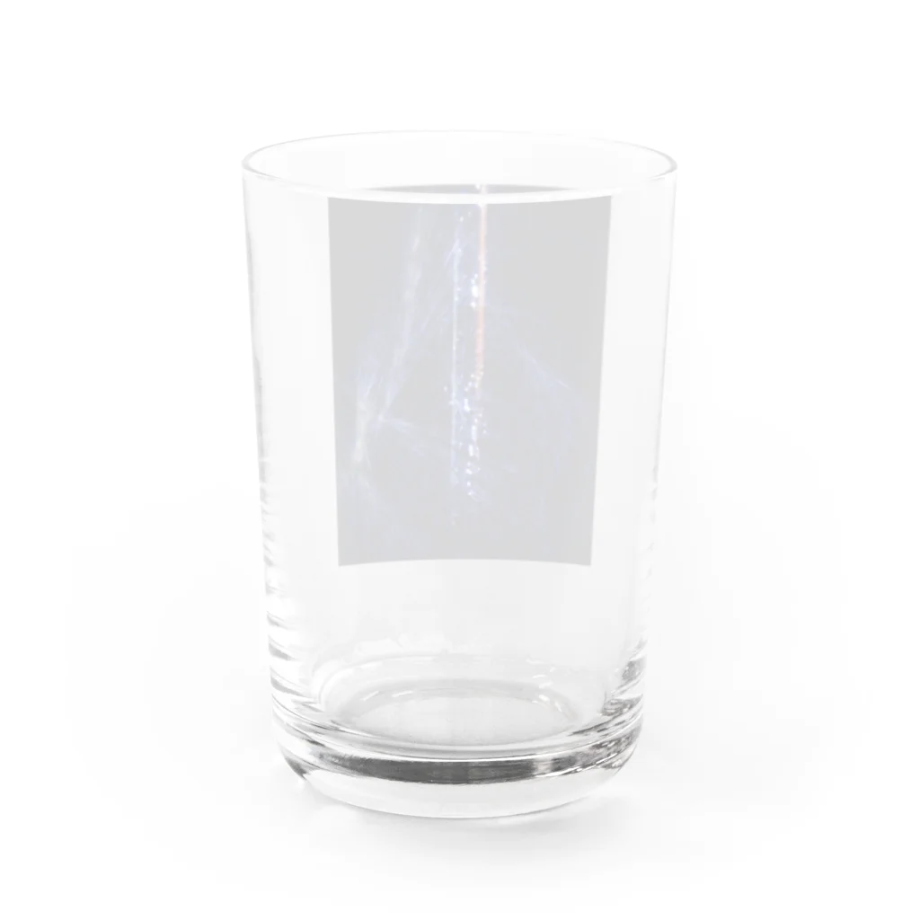 さきちゃんのおみせのwater drops Water Glass :back