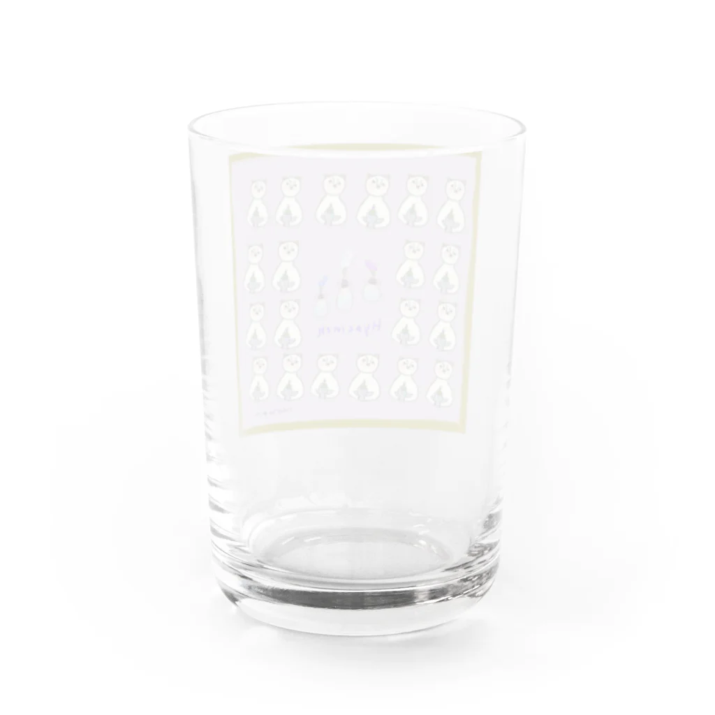 Yukiko The Witchの思い出のヒヤシンス Water Glass :back