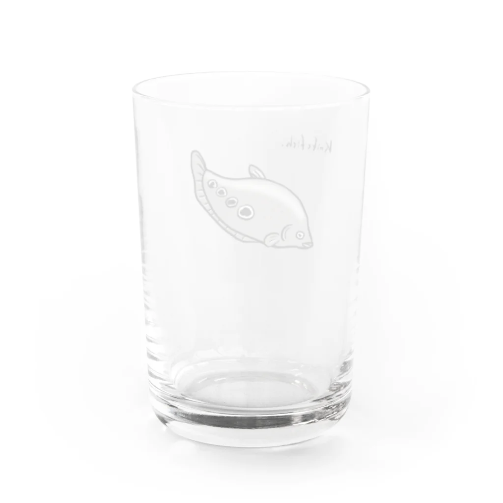 Ｗanyama Zoo〜パンダ多め〜のナイフフィッシュ Water Glass :back