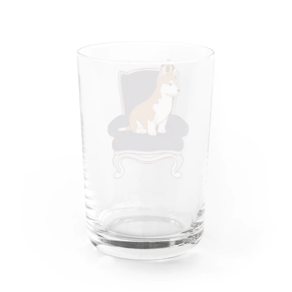 prunelleのKing Dog Water Glass :back