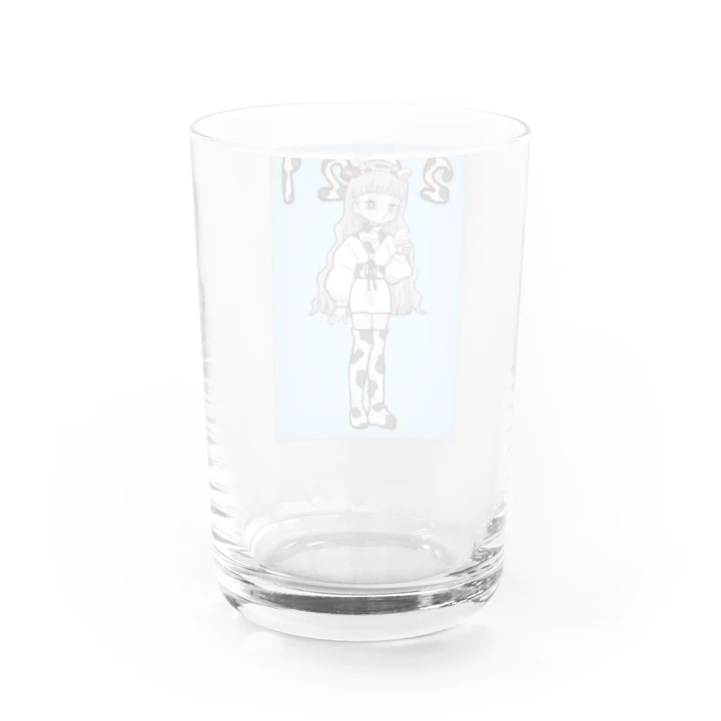 pi_tyoのモー子 Water Glass :back