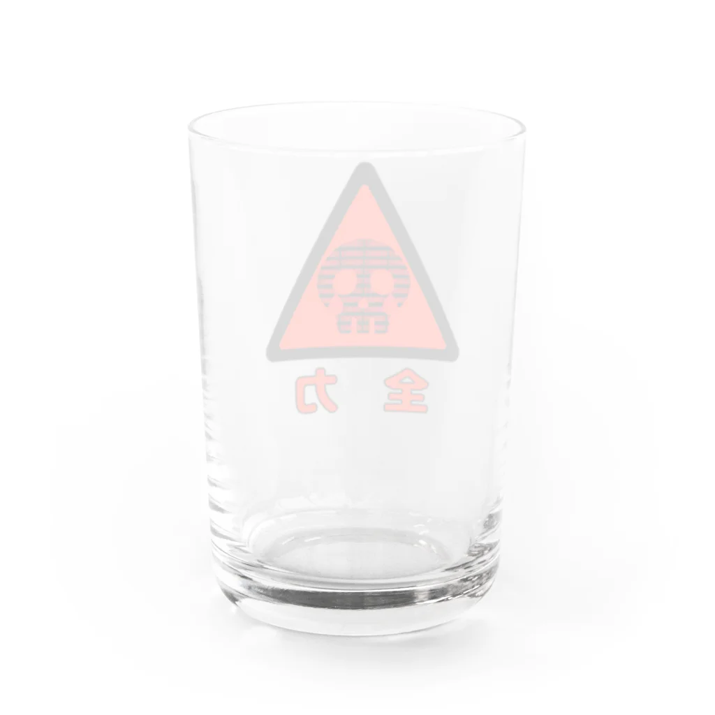 (COOH)2/Oxalic acidの(COOH)2血涙ロゴ Water Glass :back