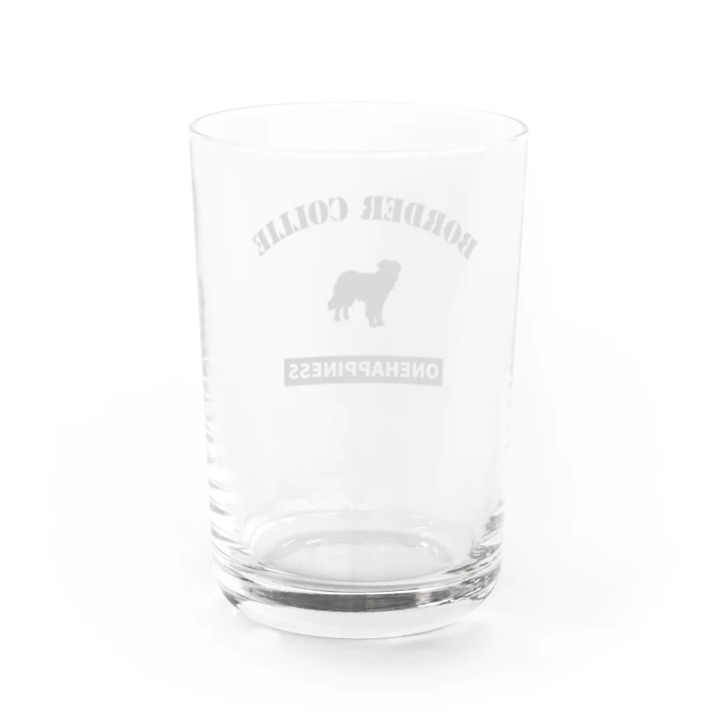 onehappinessのボーダーコリー  ONEHAPPINESS　 Water Glass :back