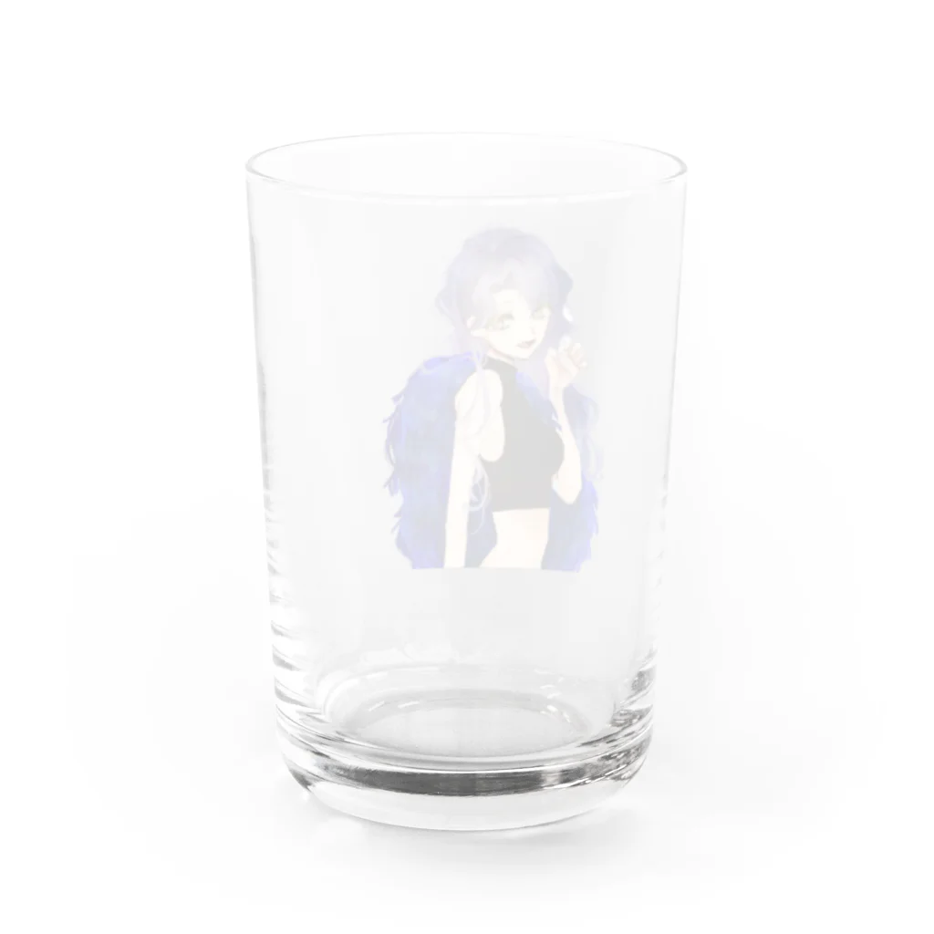 🎋🍮でに🐛🕳️のｱ…ﾍﾞｷ…ﾛ女体化捏造真実モチーフ Water Glass :back