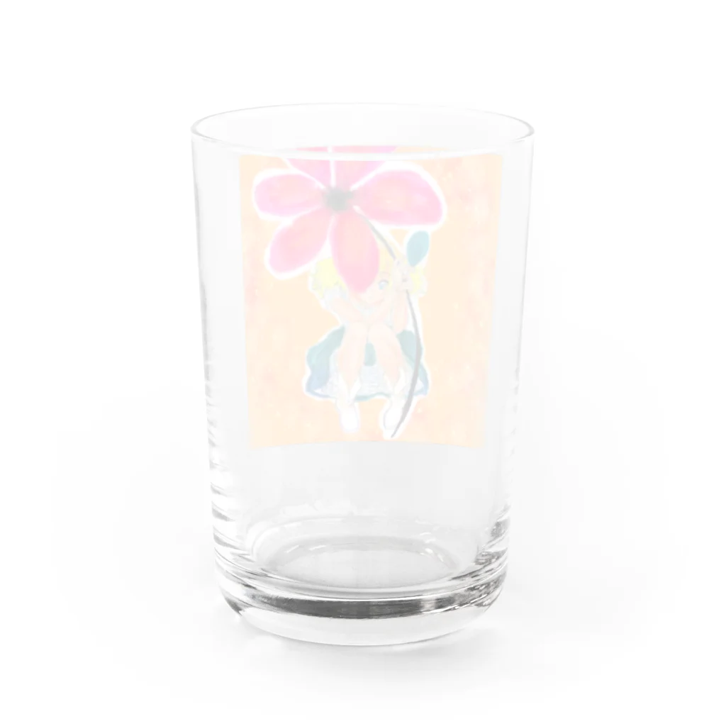 おとぼけ姉さんSHOPのニンフ〜花の妖精〜 Water Glass :back