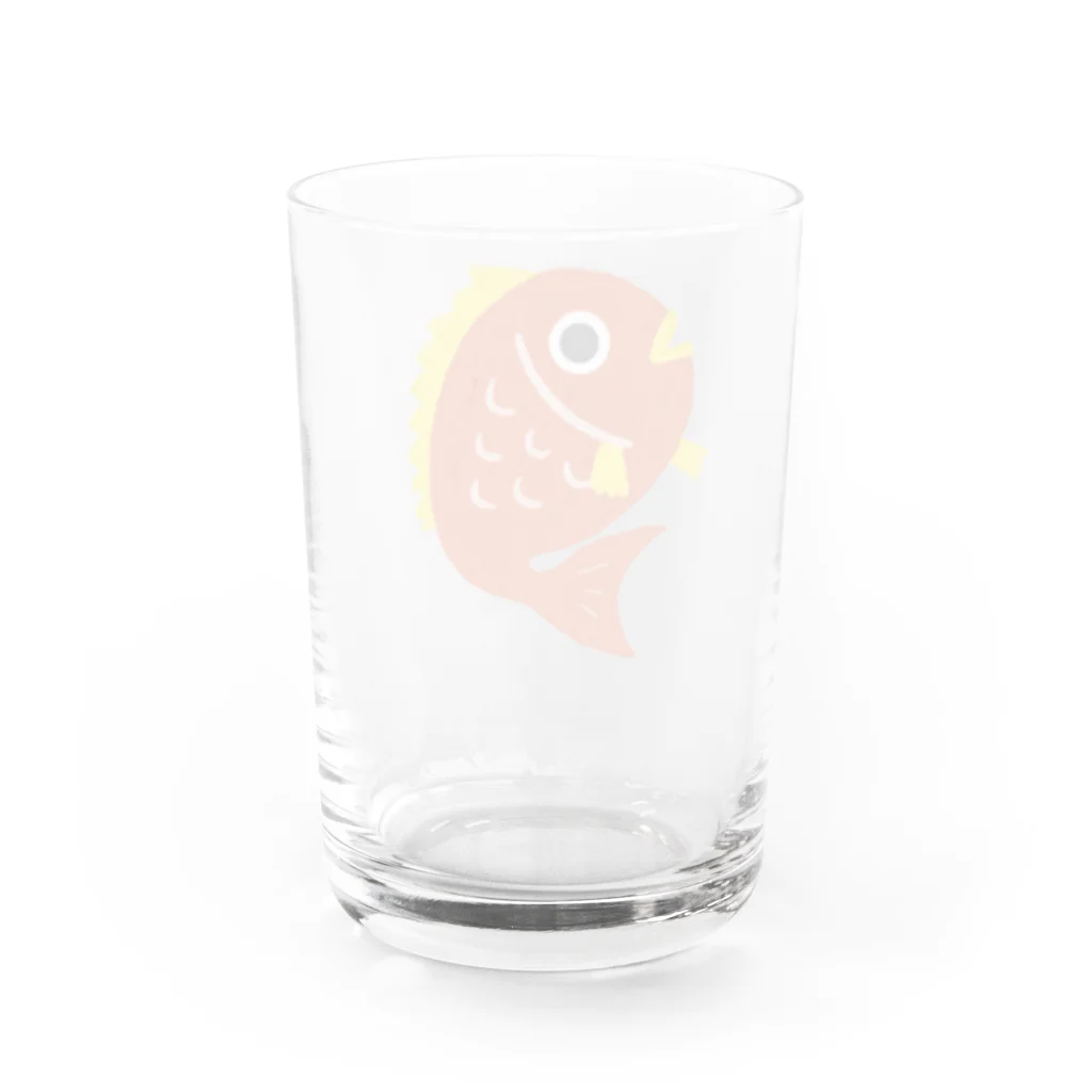 Atelier Funipoのめで鯛　ロゴなし Water Glass :back