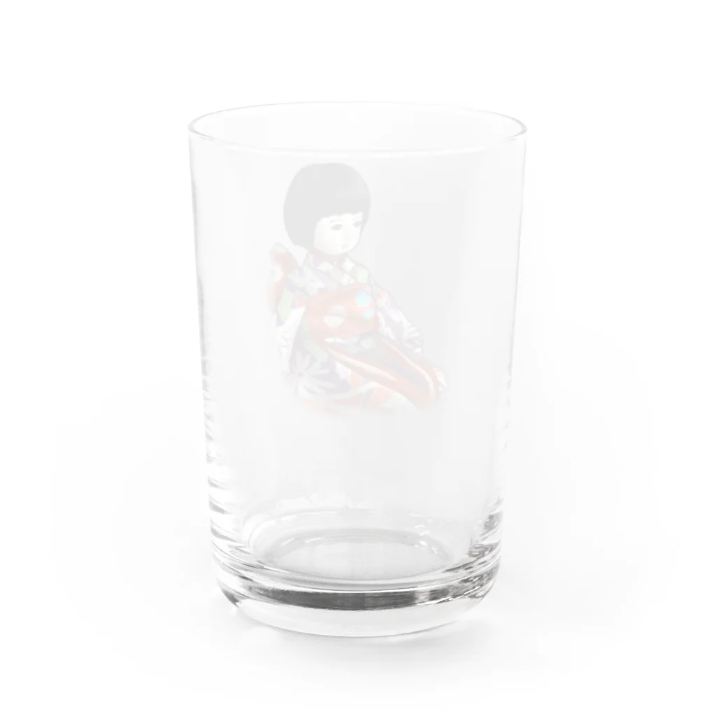 西洋人形館　＠かなでの彦舎の市松人形　聖（ひじり） Water Glass :back