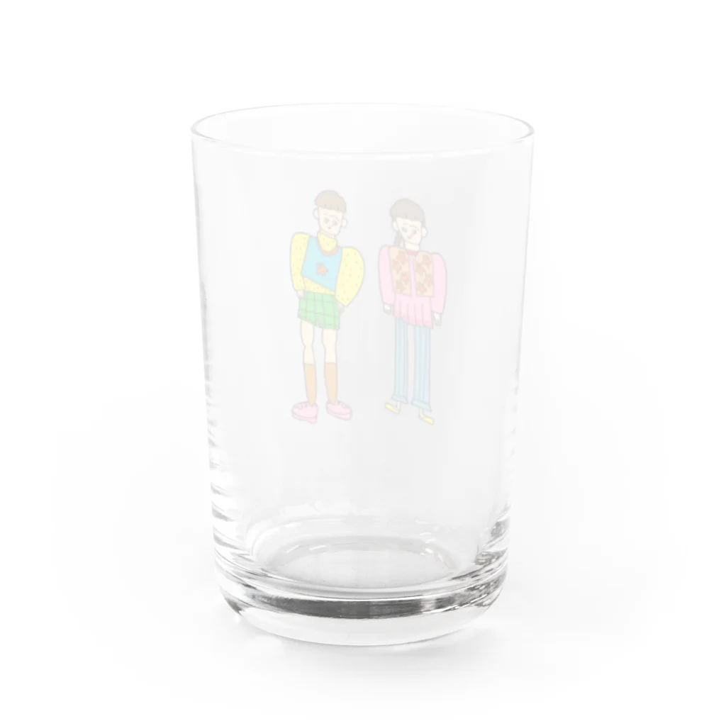 chichuukaivacanceのニューヨーク Water Glass :back