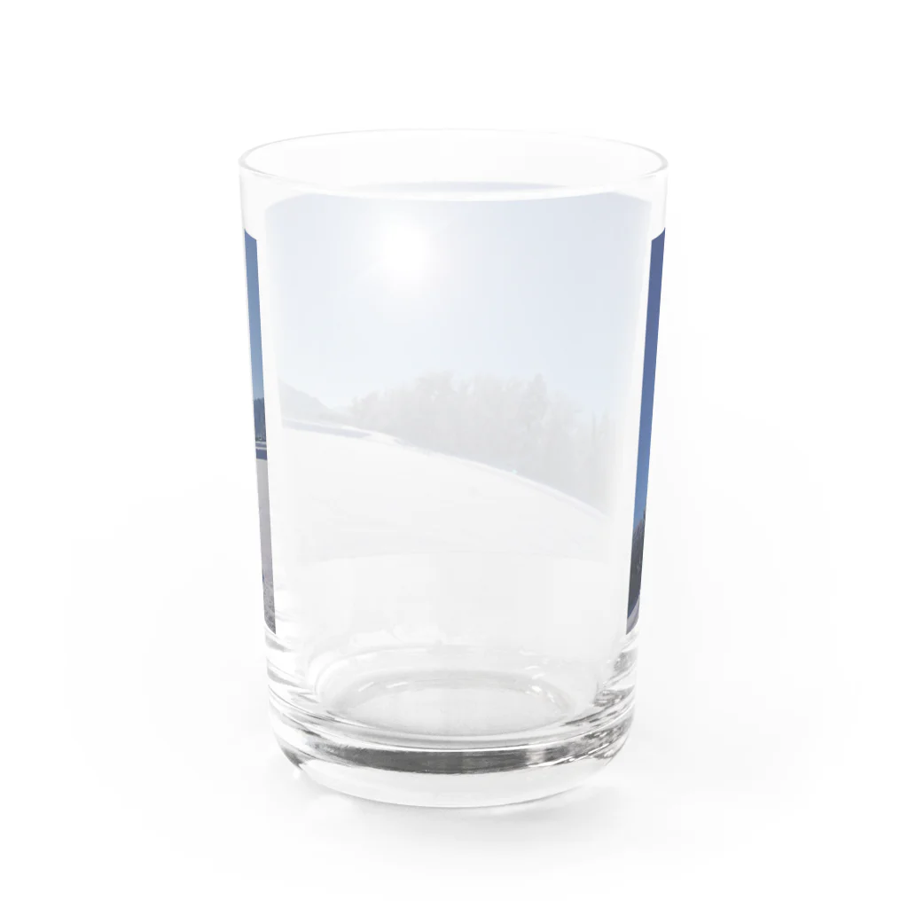 Haidoropnpの雪化粧 Water Glass :back