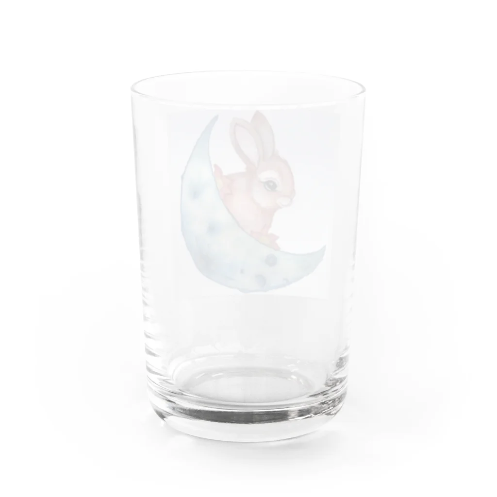 KANtiのツキノウサギ Water Glass :back