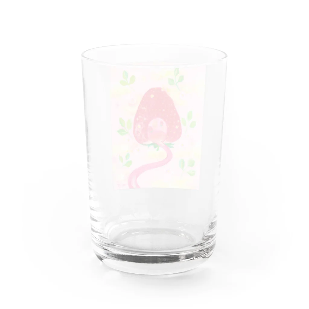 m-t デザインスタジオのストロベリーハウス Water Glass :back