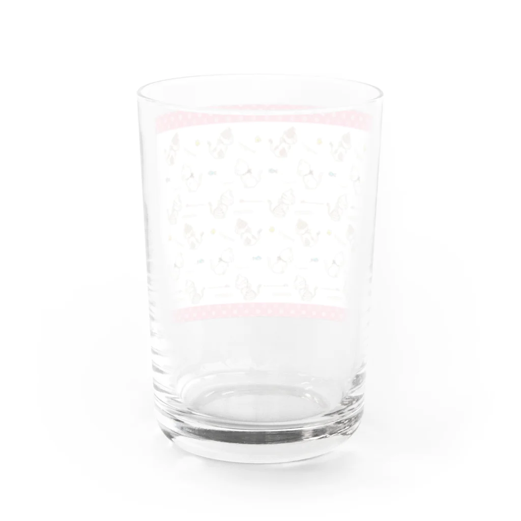 れもんとりぼんのねこねこねこ Water Glass :back