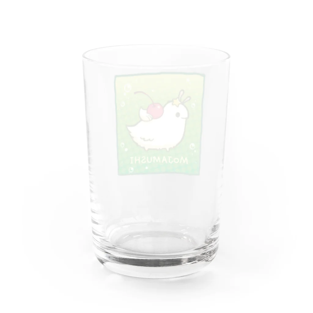 nodokaのもじゃむしグラス クリームソーダ Water Glass :back