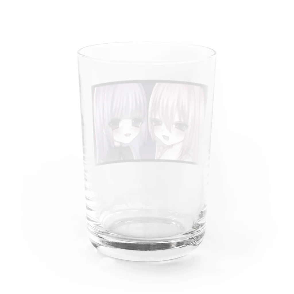 纈珠✝︎のニコイチ✌️ Water Glass :back