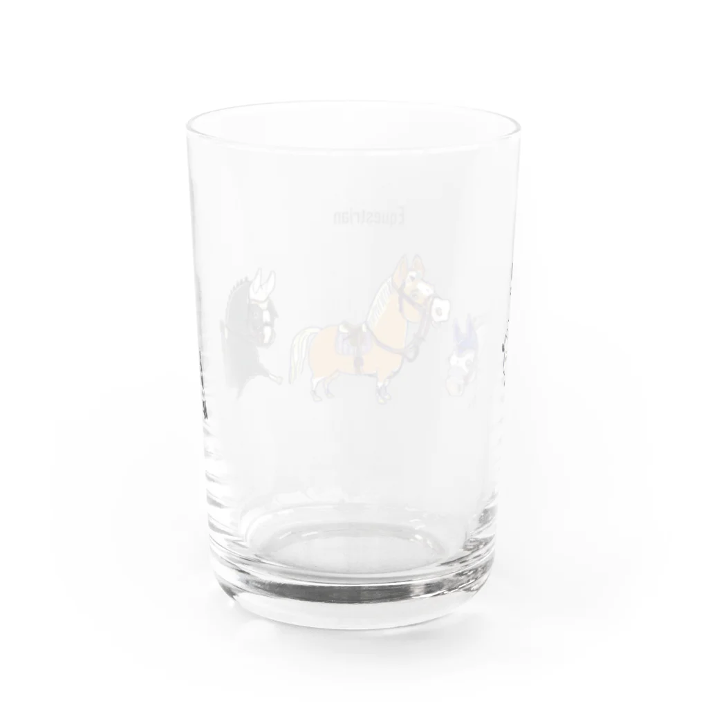 SHIROFUNE_mooooのequestrian Water Glass :back