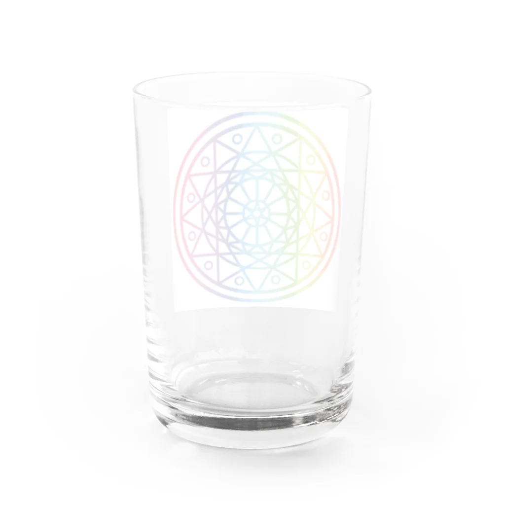 Snow Tailの魔方陣 Water Glass :back