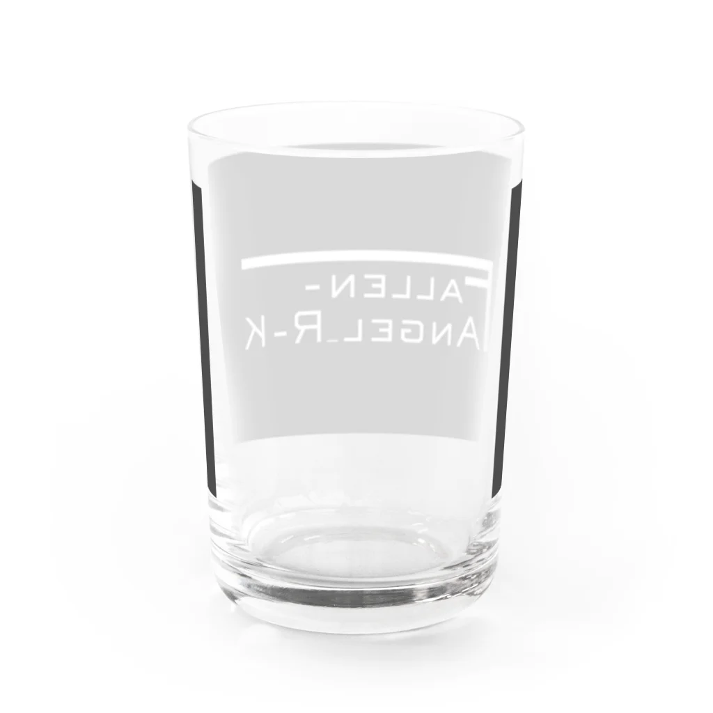 VJ堕天使さんの物販のFallen-Angel_R-Kロゴグッズ Water Glass :back