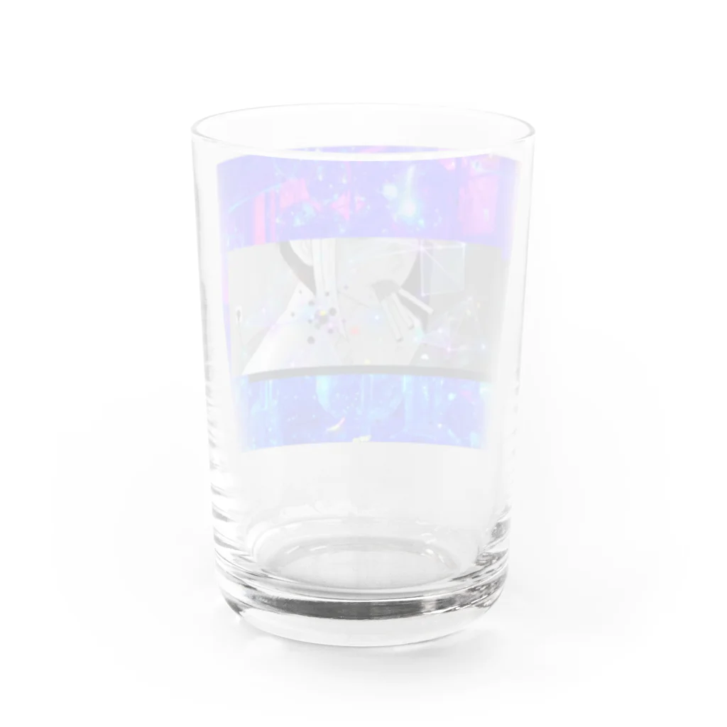 ジオラマ商店の凍  晴 Water Glass :back