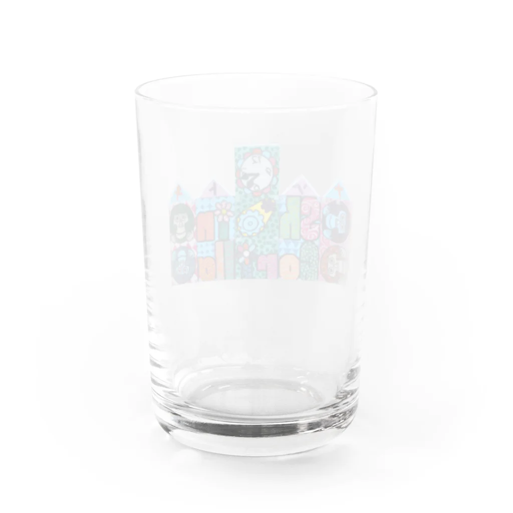 【タテカン製作サークル】シン・ゴリラのシン・ゴリラ【カラフル】 Water Glass :back