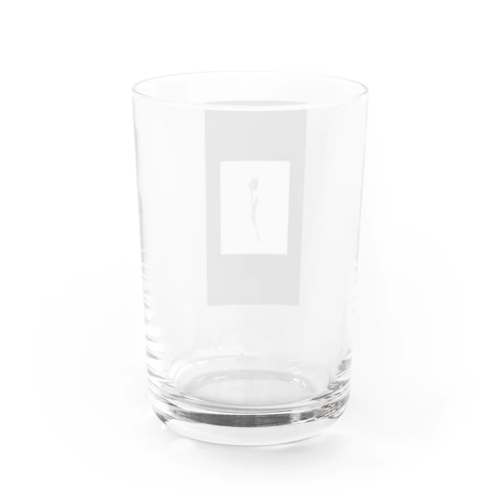 rilybiiのtulip gray Water Glass :back