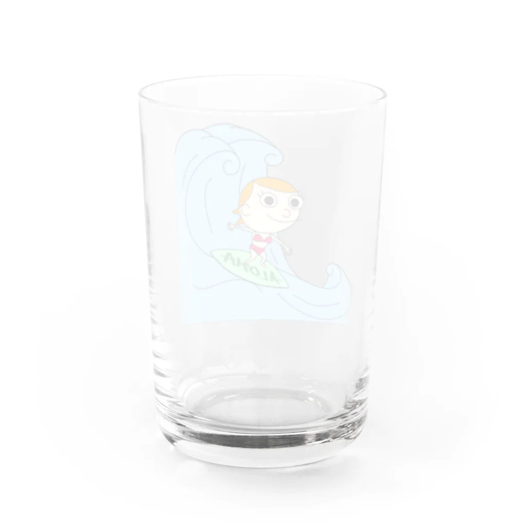 charlolのaloha Charlie Water Glass :back