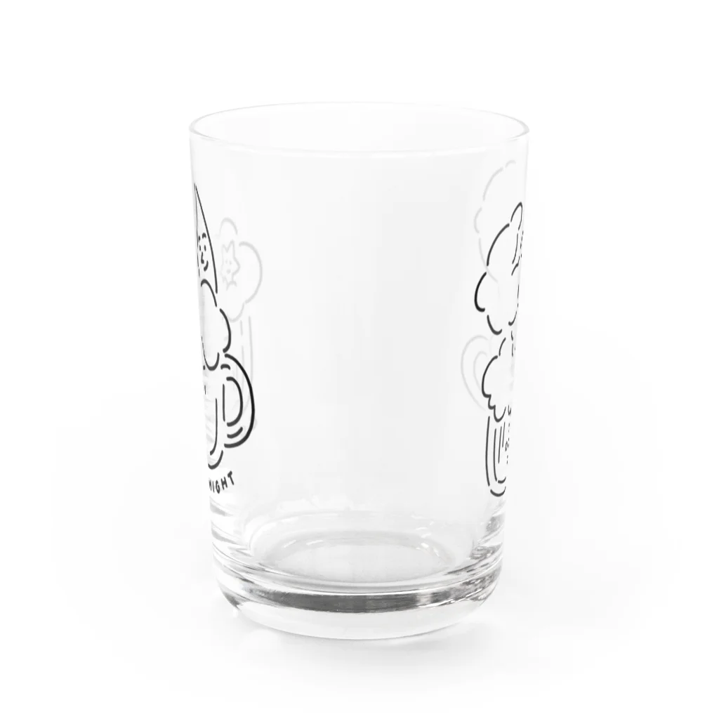 MAO NISHIDAのI LOVE BEER Water Glass :back