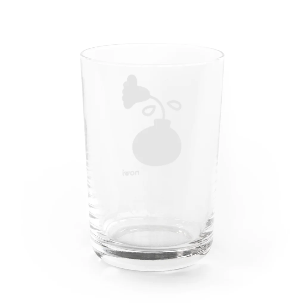 nowi SUZURI shopのichirin glass C_type グラス反対面