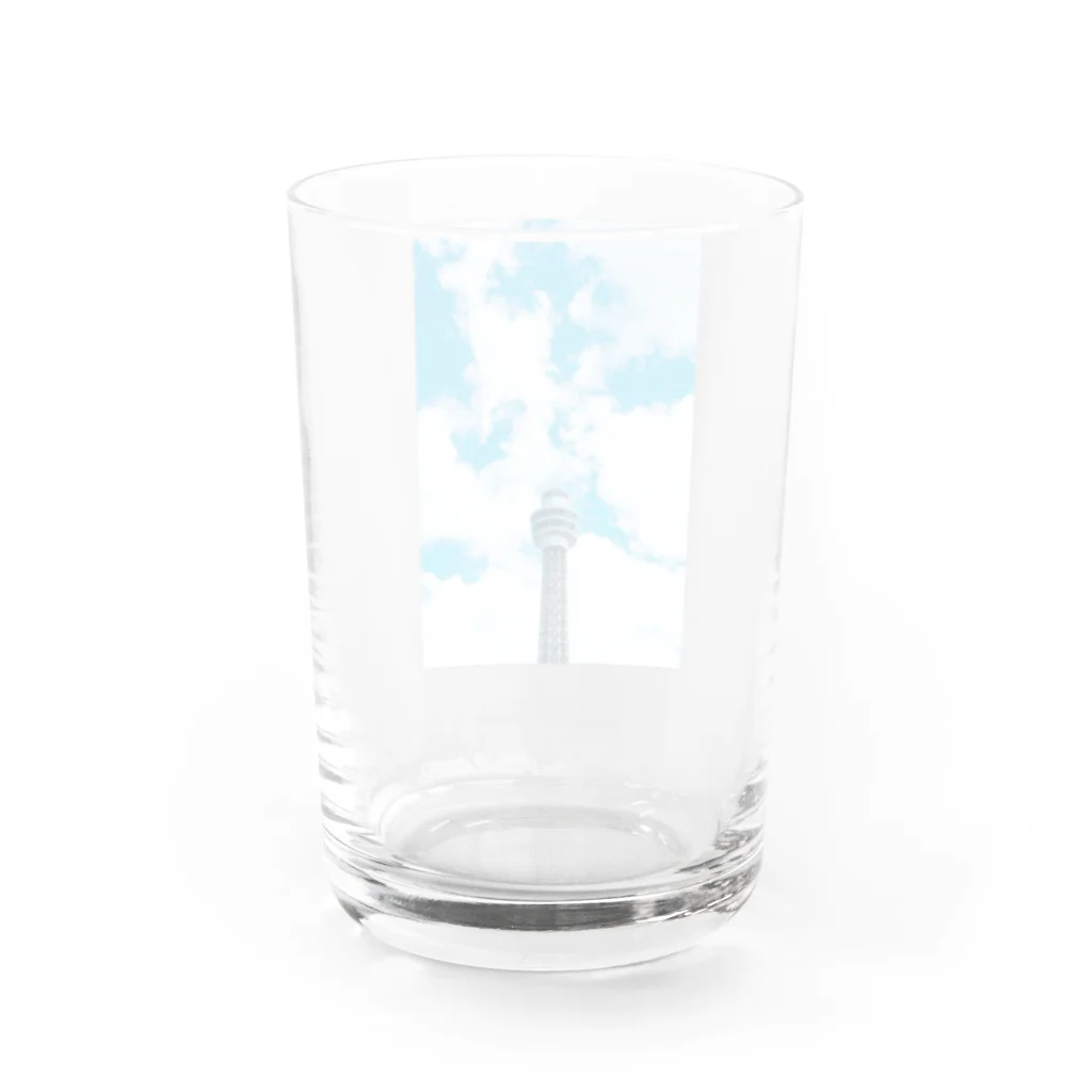 なーさんのお店のマリンタワー改装前のすがた Water Glass :back