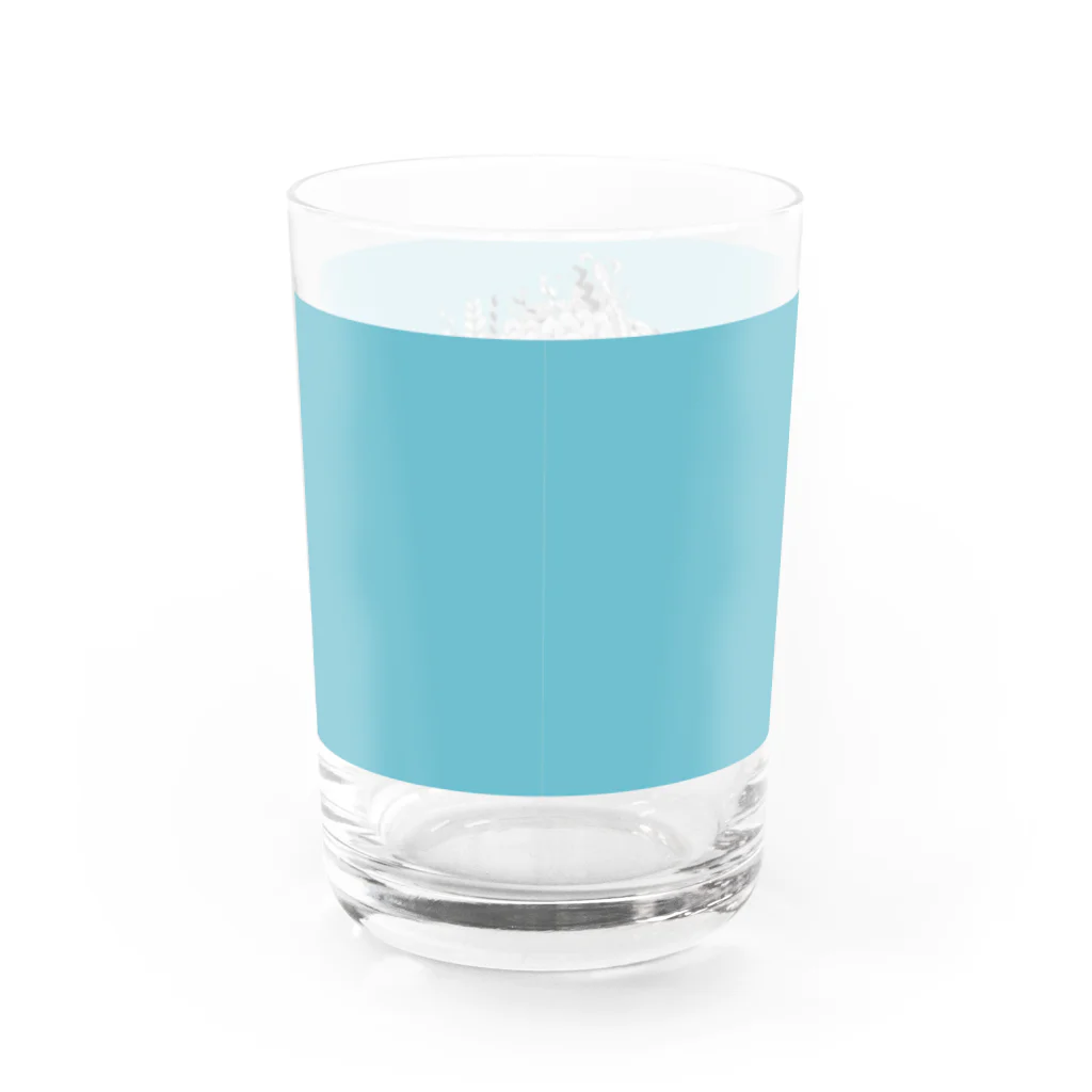 あこわーるどのお魚スープ　コップ Water Glass :back