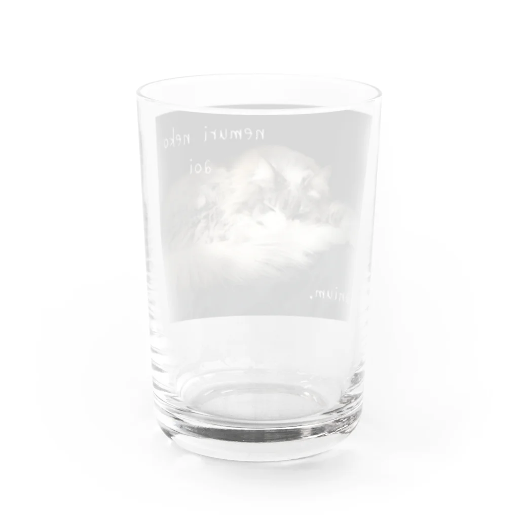 ꏸꋪꋫꁹꂑꐇꁒ𖤐《毎日ハロウィンのクラニアム》の眠り猫あおい Water Glass :back