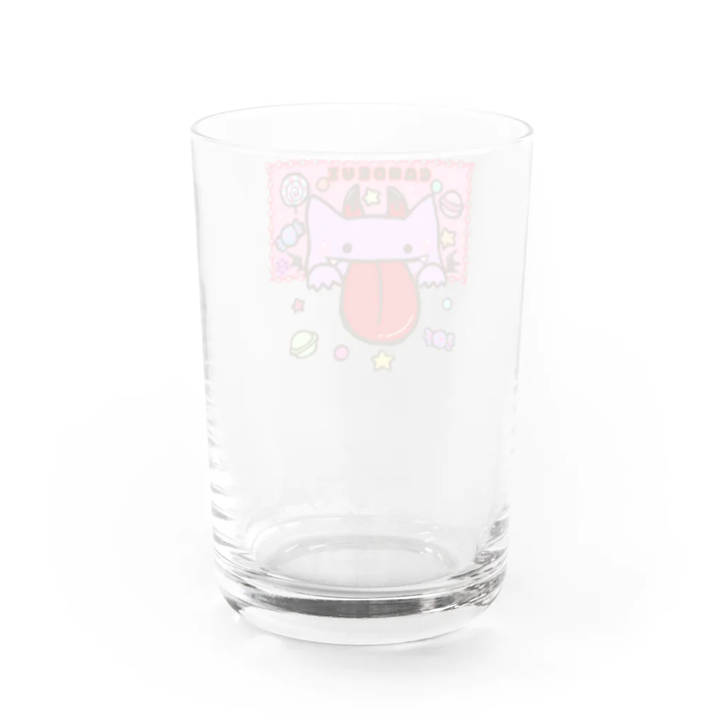 😈あずみん😈のキャンデビ Water Glass :back