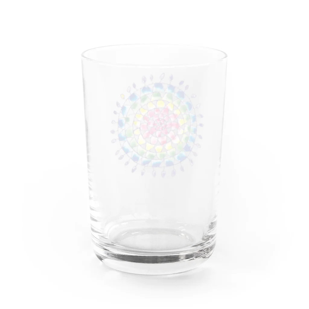 そらもよう のなないろ地球 Water Glass :back