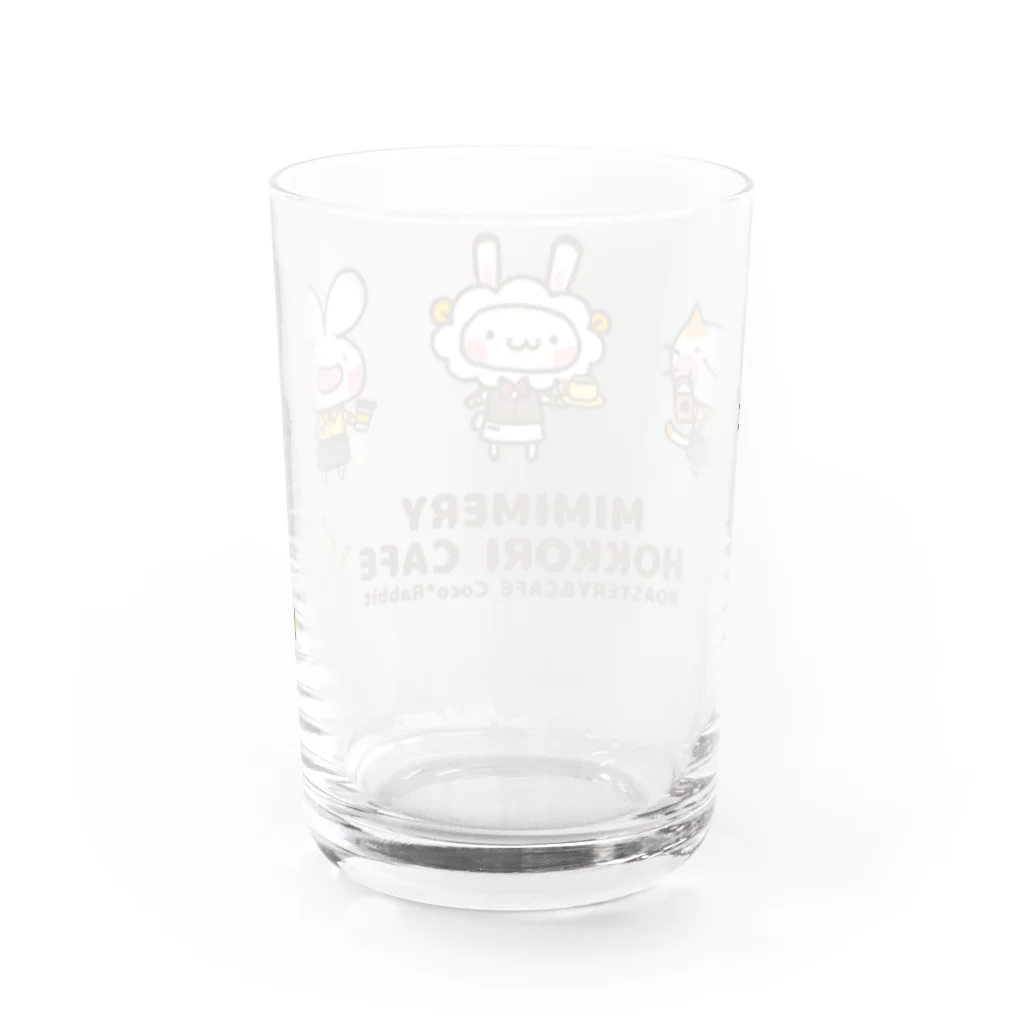 あやせえものミミメリーほっこりカフェ Water Glass :back