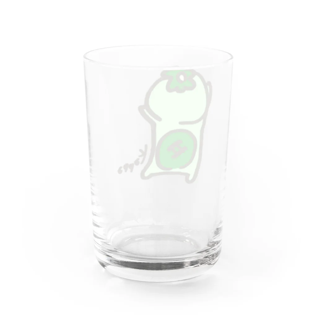 かっぱちゃんの日常のかっぱちゃん（せなか） Water Glass :back