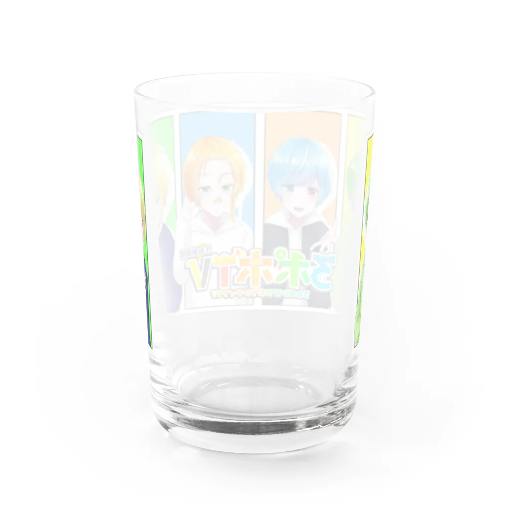 ろねくん/ろポボTVのろポボTVのグラス Water Glass :back