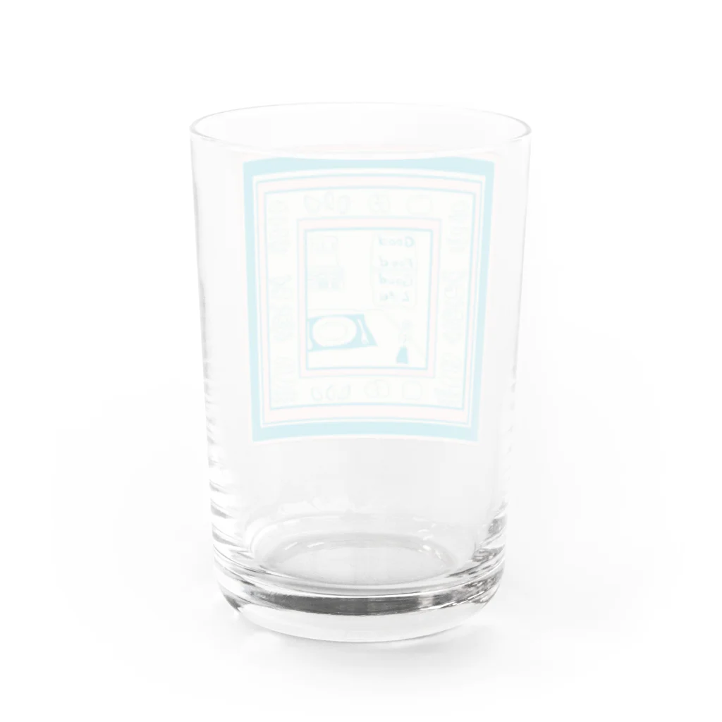 メイド　ミー　チャムのおひるを食べよう Water Glass :back