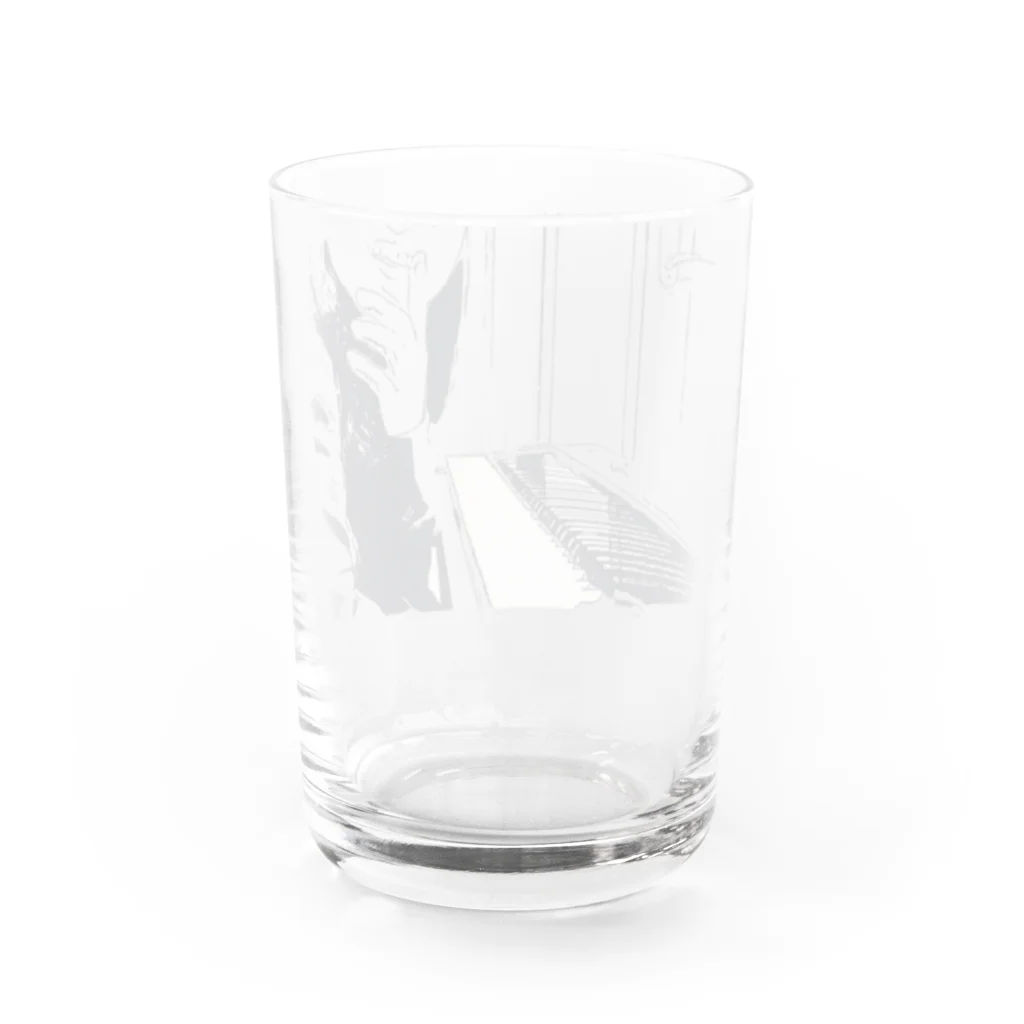 ゐみゐ商店の笑う森山 Water Glass :back