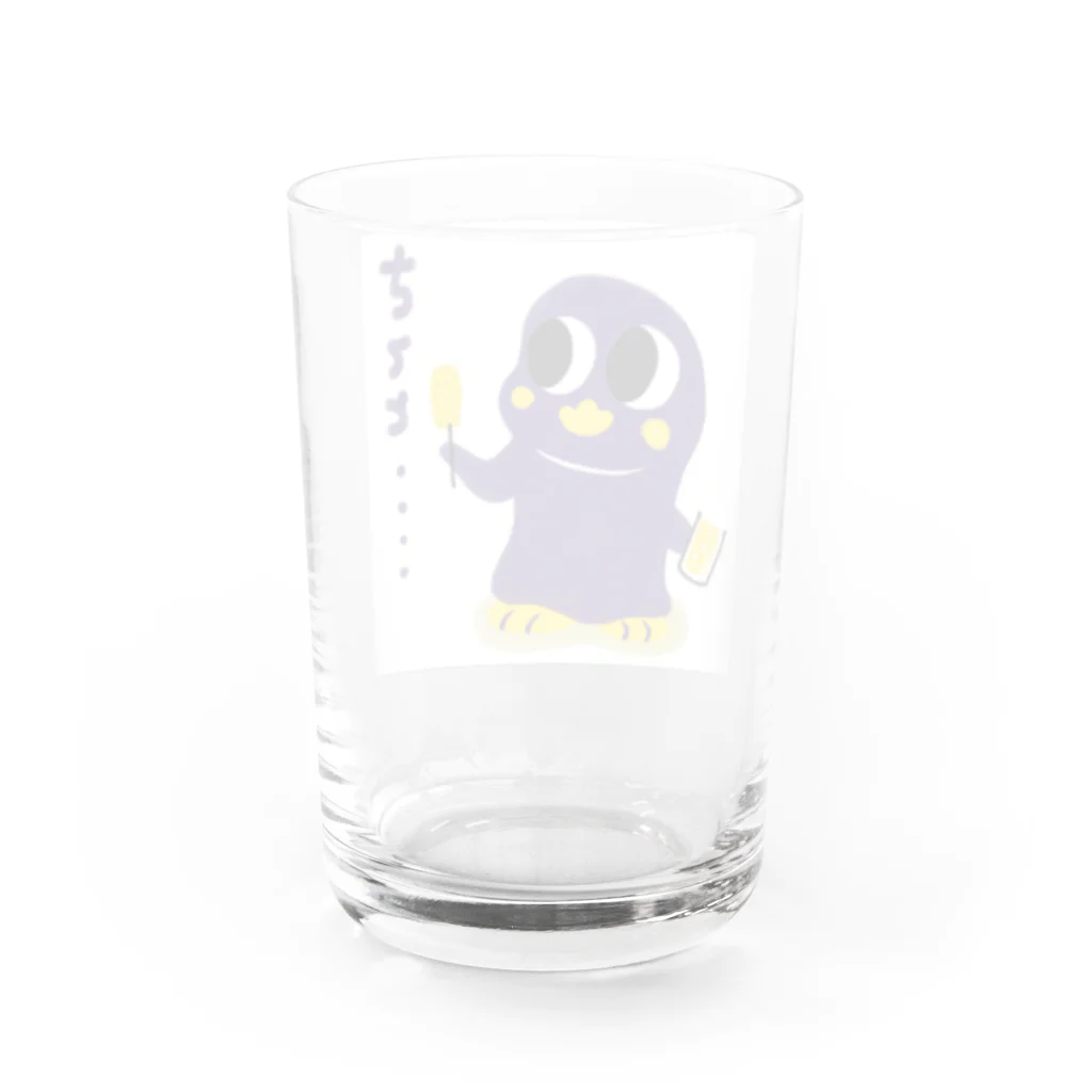 山田のりやすの串カツくん Water Glass :back