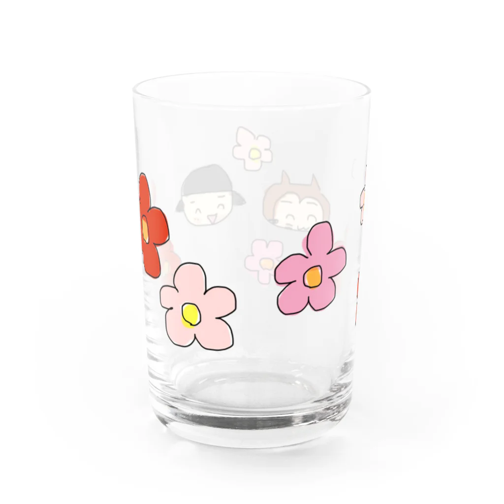 彩羽真矢のらくがきショップのほがらか Water Glass :back