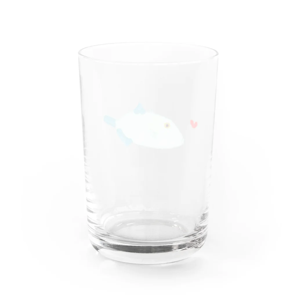 ワンモナイトのウマヅラハギ？ Water Glass :back