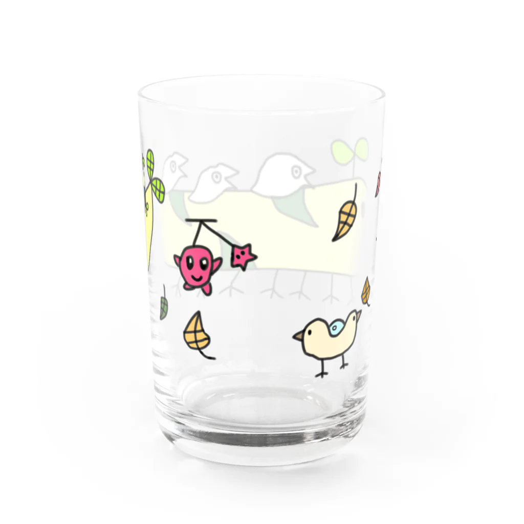 pitako-81の長ヒヨコちゃん走行中 Water Glass :back