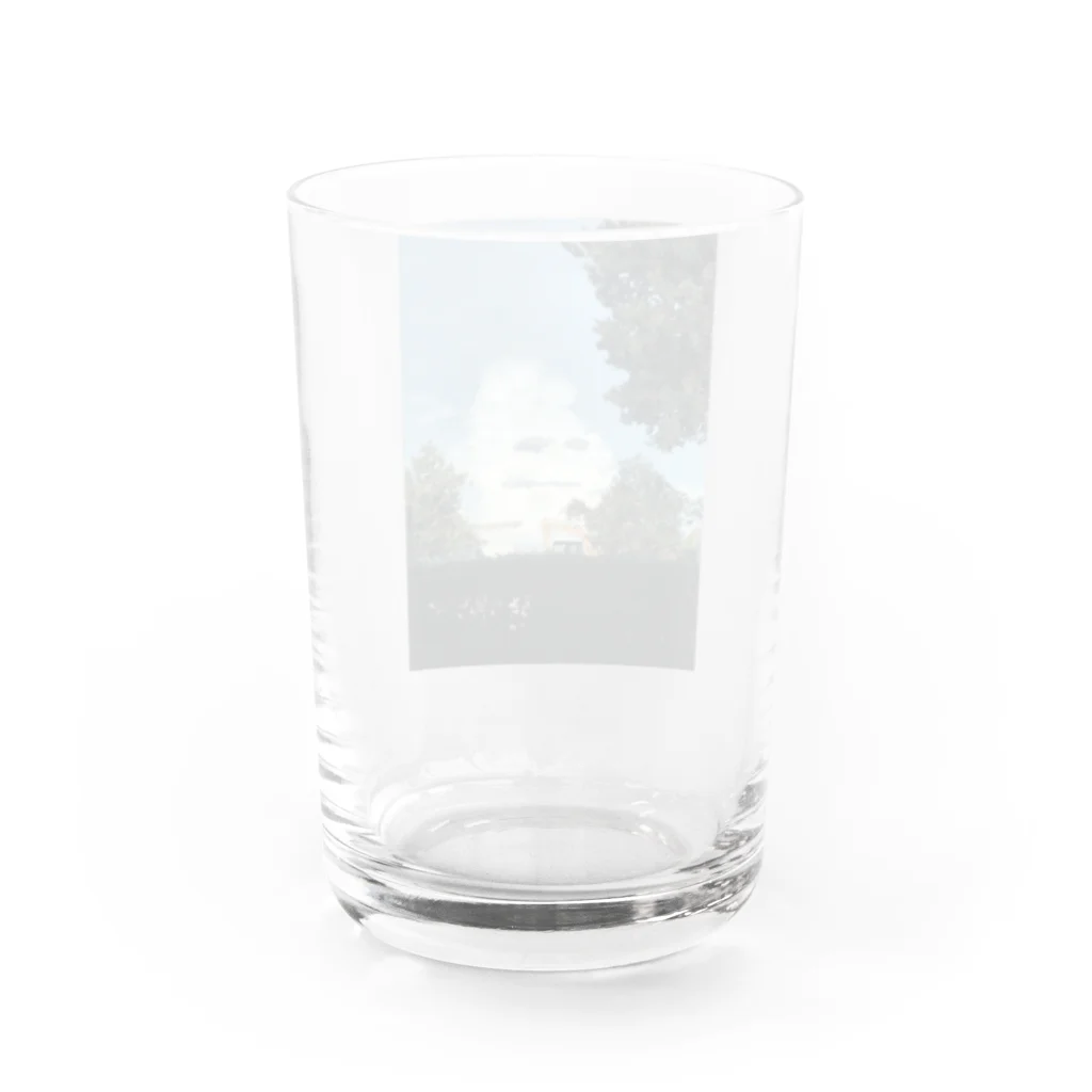 dote's shopのこちらを見ている Water Glass :back