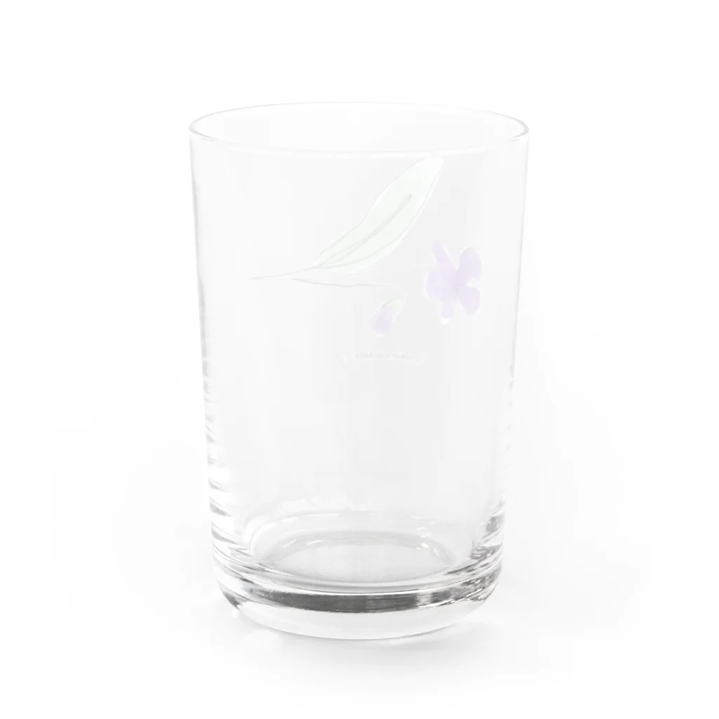 りすとひつじのすみれいちりん Water Glass :back