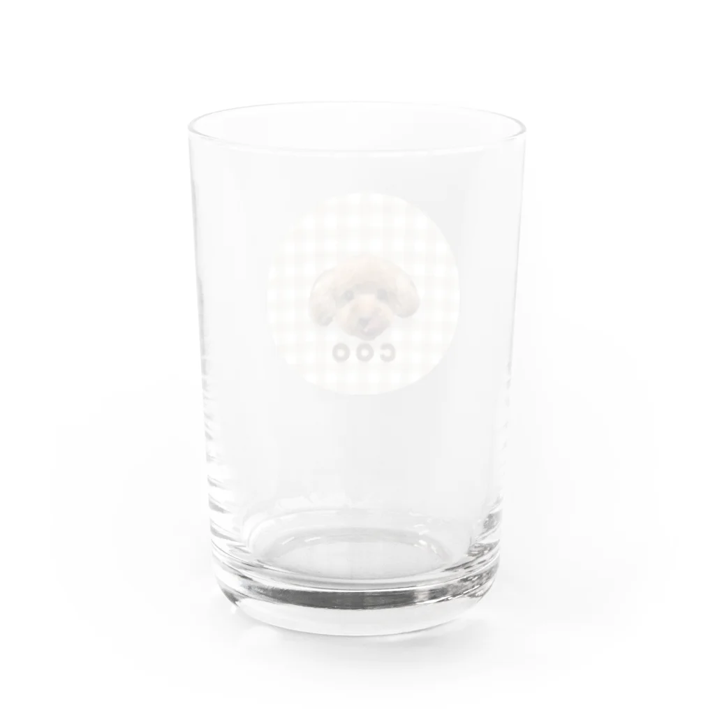 PUCOのトイプーくうやん Water Glass :back