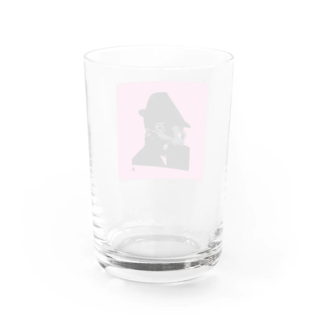 aoのX pink Water Glass :back