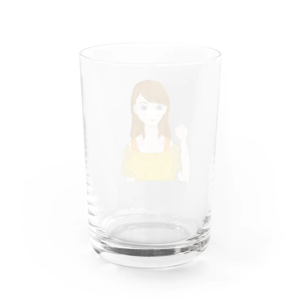 パンドリンはるるのファイト　１２３ Water Glass :back