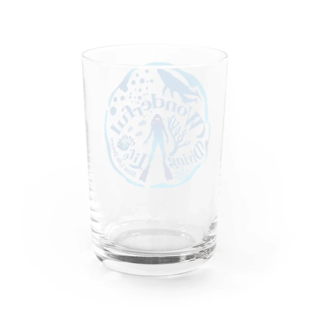 Slow Life Dreamのワンダフル・ダイビング・ライフ　グッズ Water Glass :back